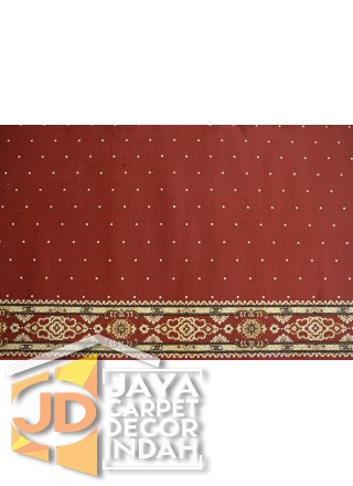 Karpet Sajadah NEW ZAMZAM Red Bintik 120x600, 120x1200, 120x1800, 120x2400, 120x3000